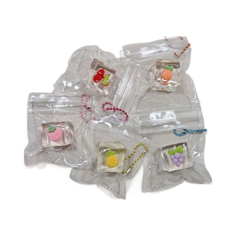 Fruit Ice Cube Squeezing Toy — Cute Squishy Stress Reliever