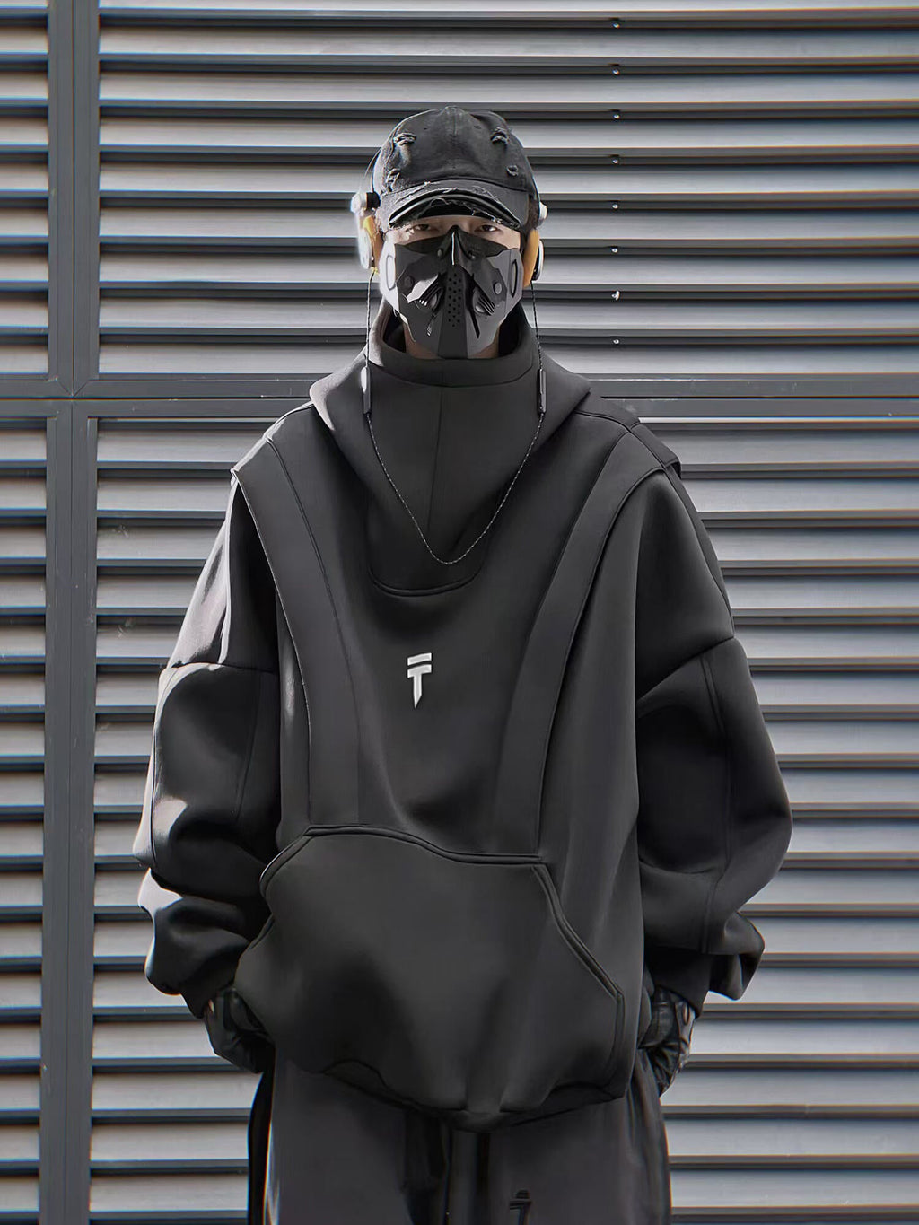 HiH50 Black Nexus Hoodie