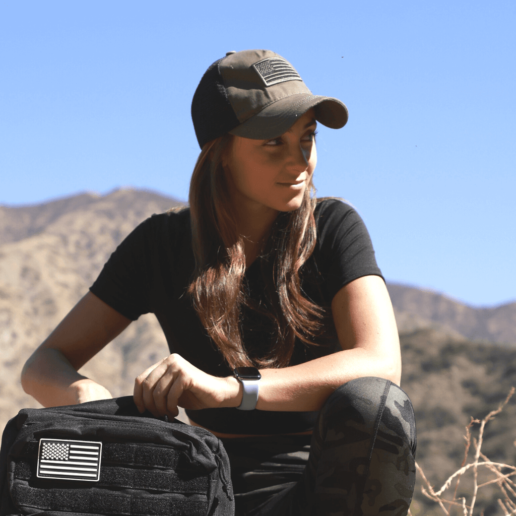 JupiterGear American Flag Trucker Hat with Adjustable Strap | Breathable & Unisex
