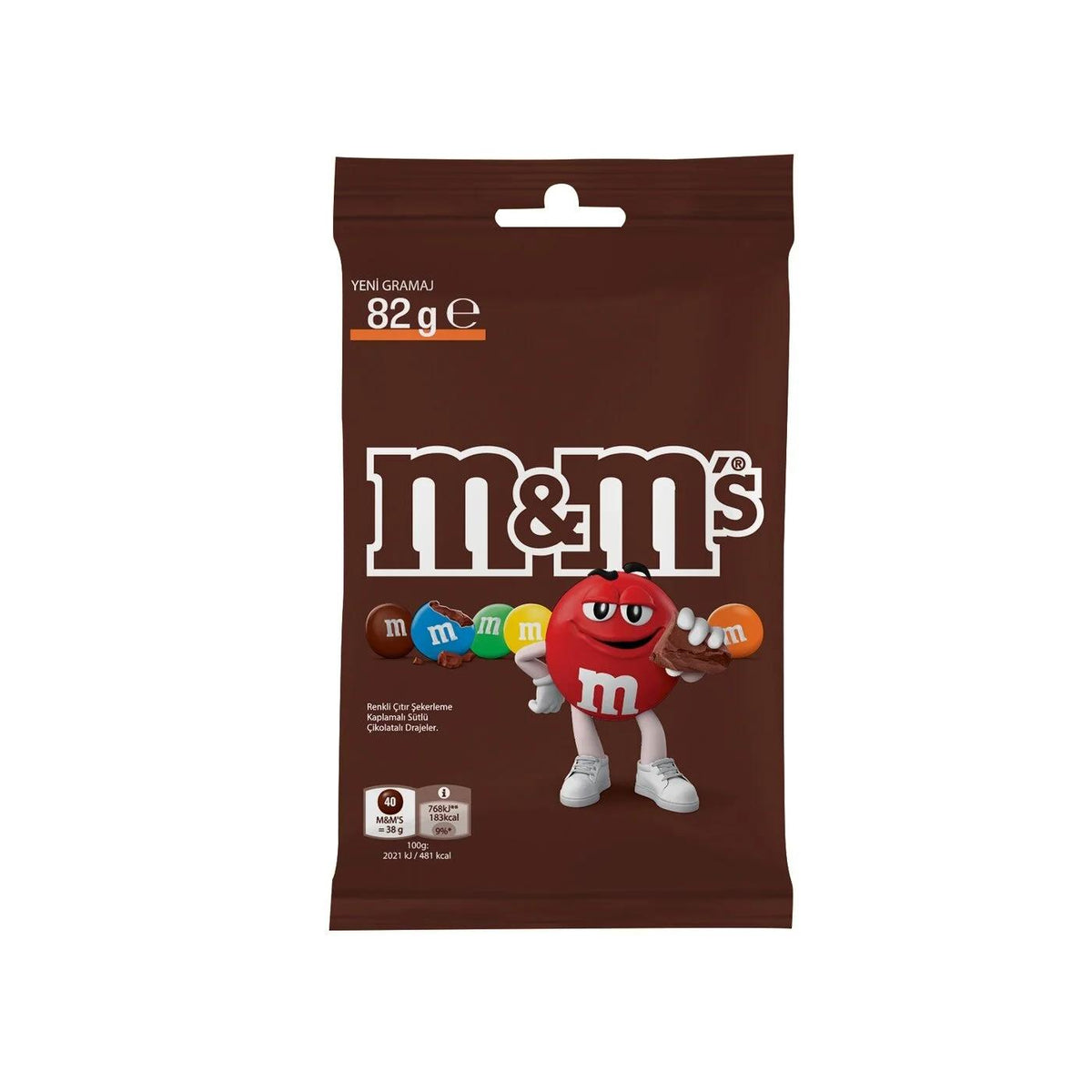M&M's Chocolate Candy Coated Milk Chocolate 82 g