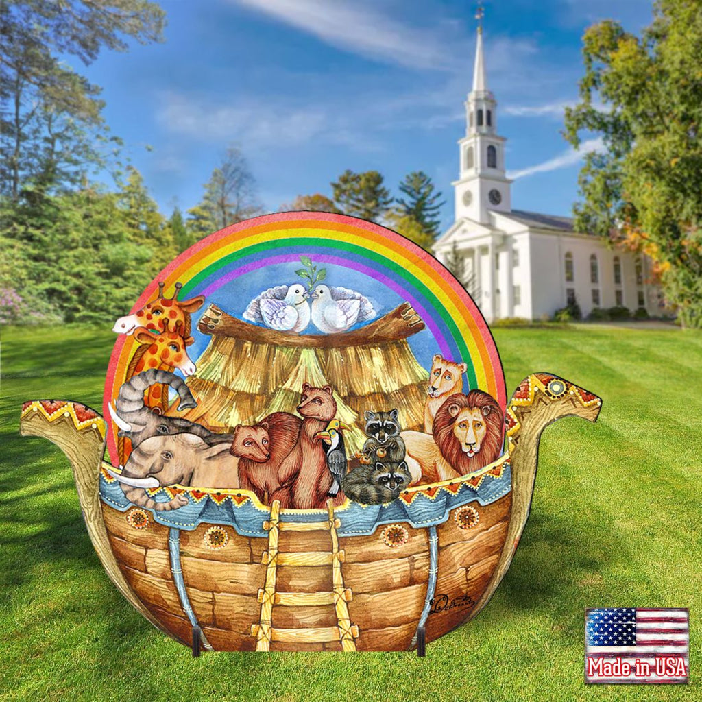 Noah's Ark Nativity Outdoor Decor by G. DeBrekht - Nativity Holiday Decor - 8114050F