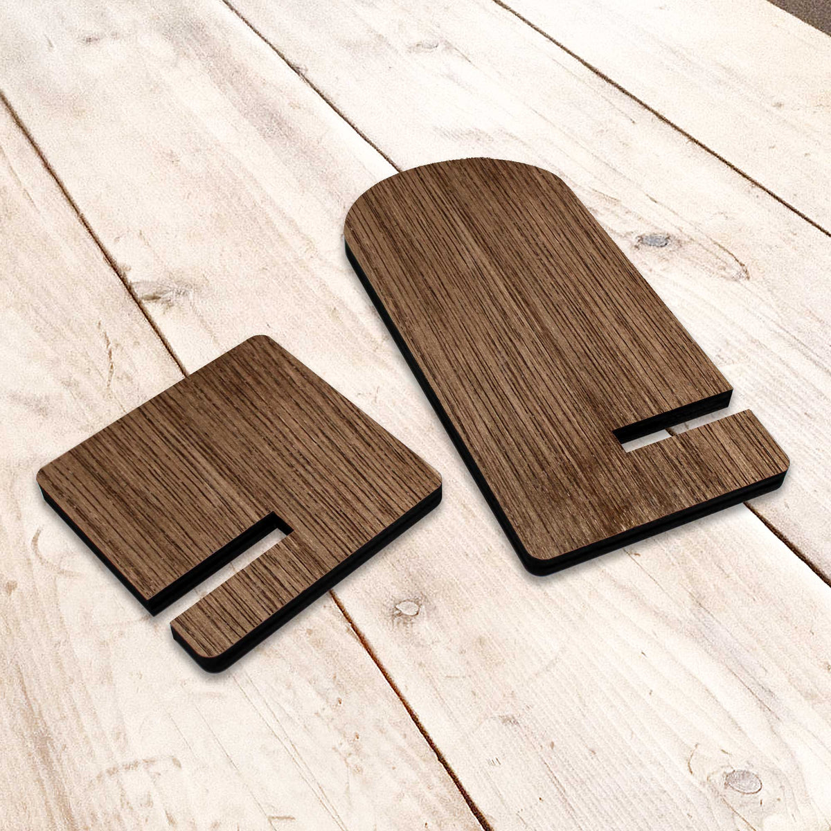 Love Gnome Cell Phone Stand Family Decor Wood Mobile Tablet Holder Charging Station Organizer - 892101C