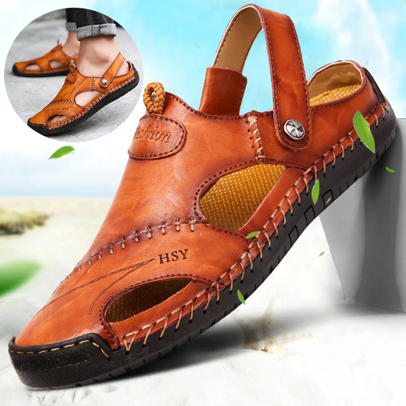 Men's Closed-Toe Leisure Sandals