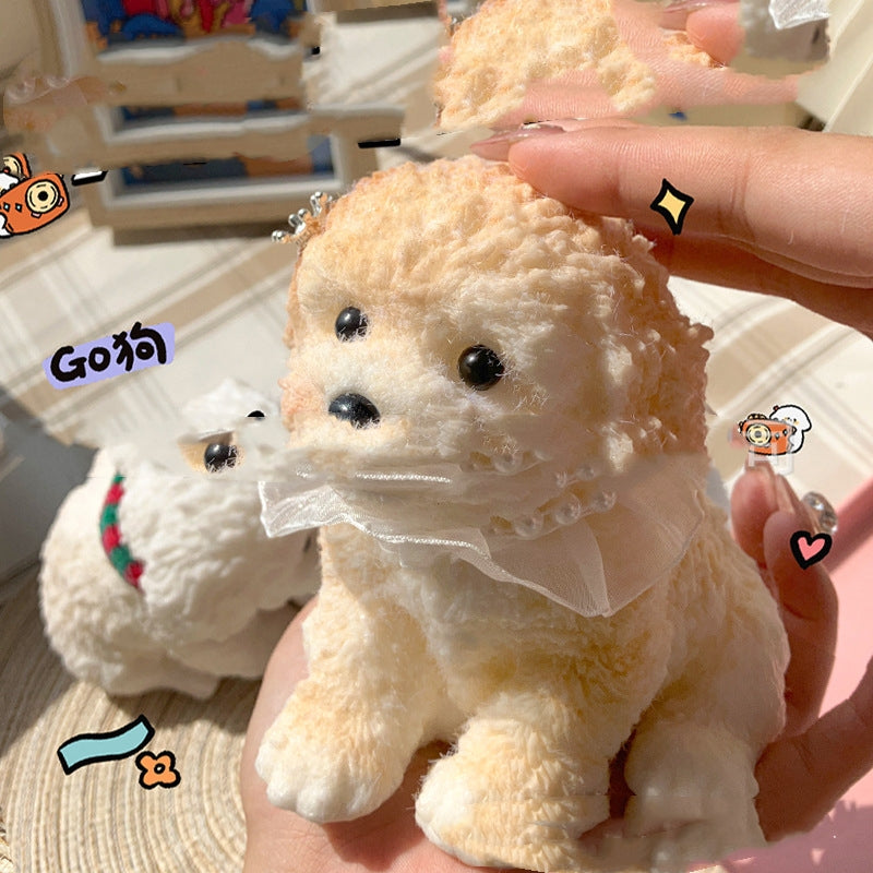 Oversized Poodle Squeezing Toy — Large Squishy TPR Stress Reliever