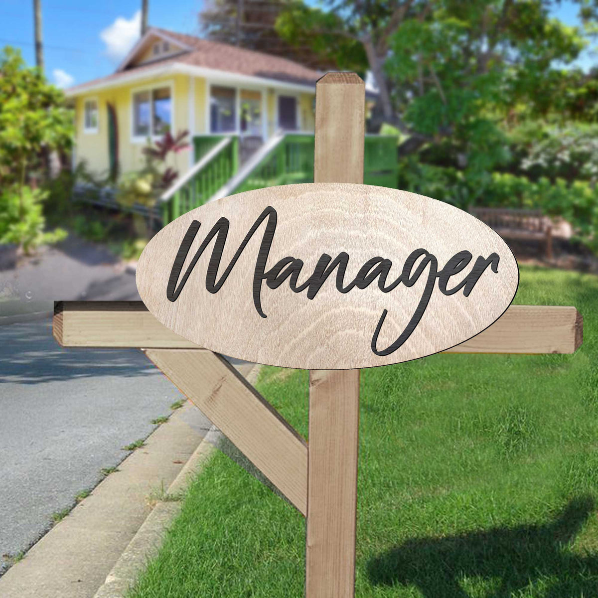 Manager Sign, wood sign, Office sign, Handmade in the USA Sign, Sings for business - 320318