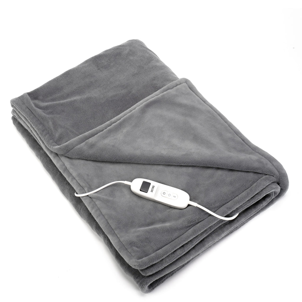 DistinQ Electric Blanket XL 180/160cm Light Gray
