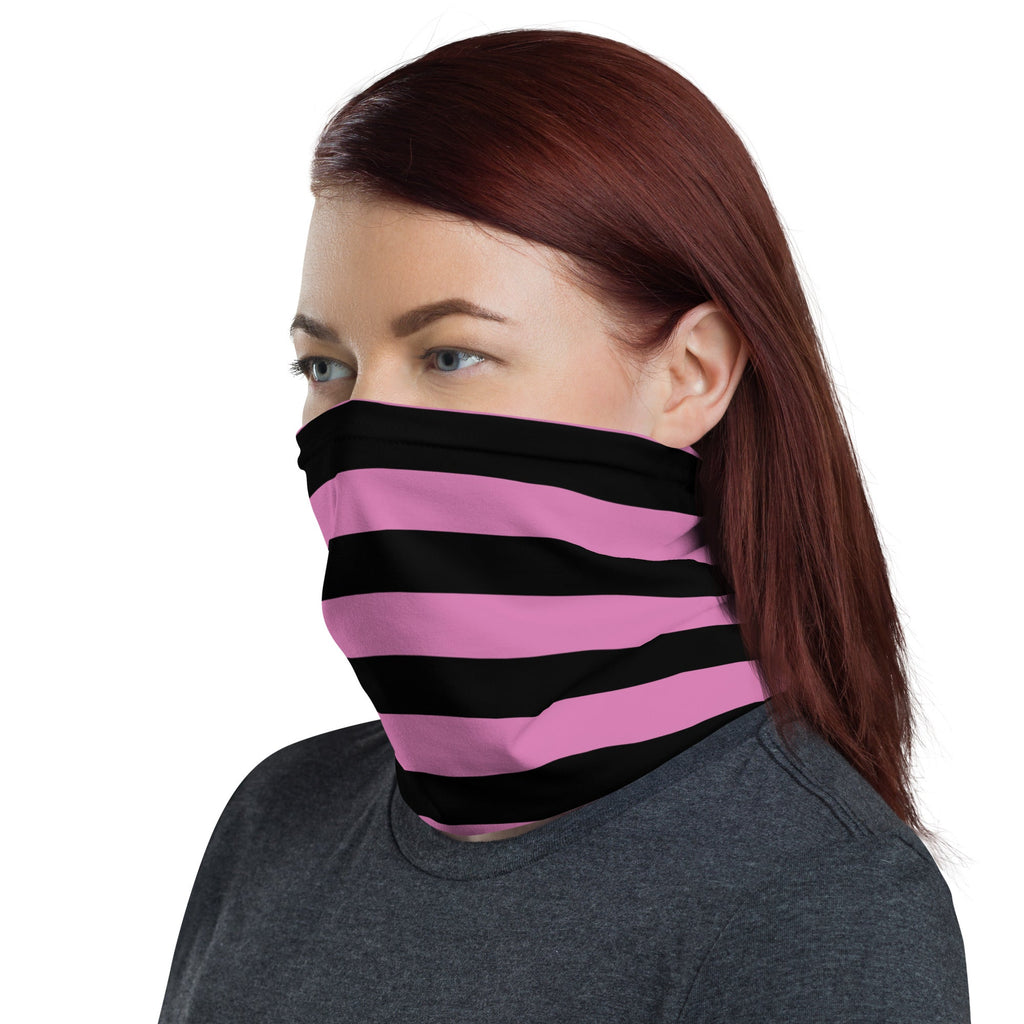 Pink Bars Neck Gaiter