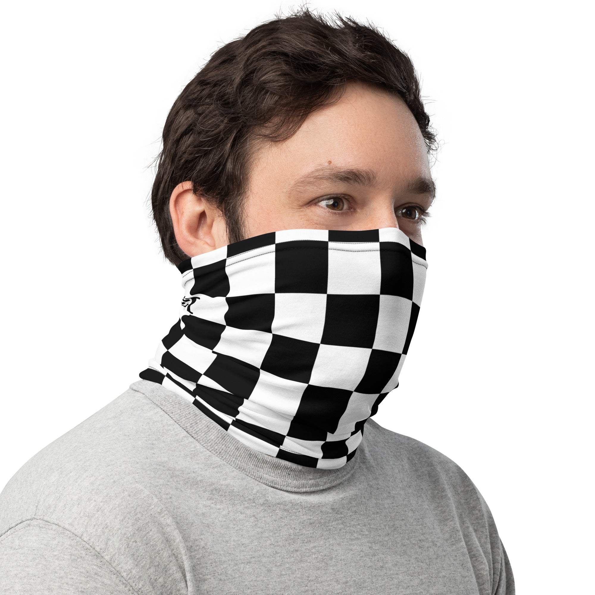 CM Checkered Flag Neck Gaiter