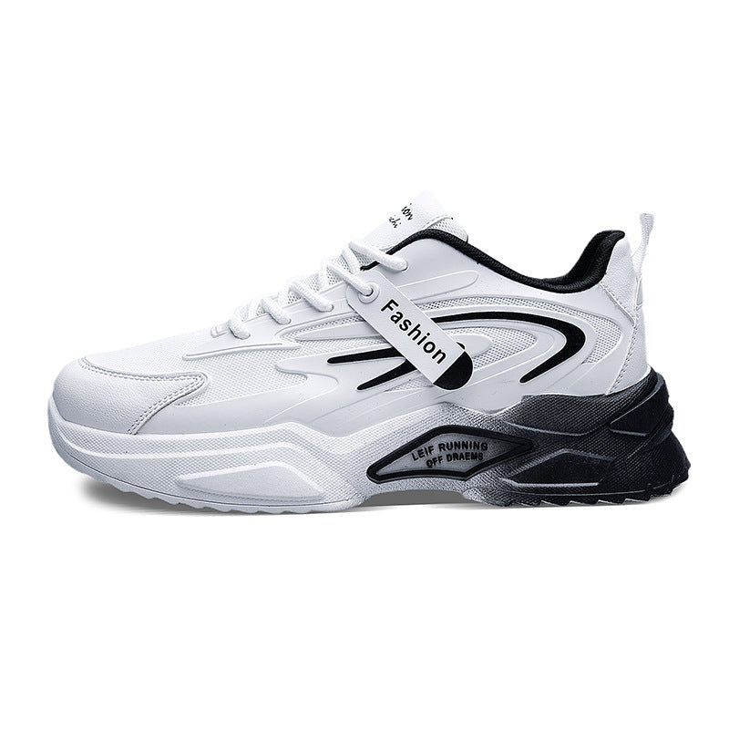 Men's Breathable Mesh Running Shoes – Lightweight Flat Sole