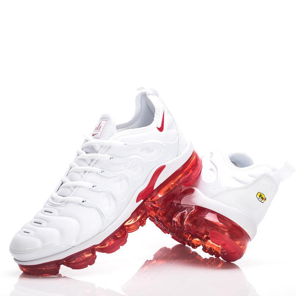 Nike Air VaporMax Plus 'White Red' – Men's Sneakers for All-Day Comfort