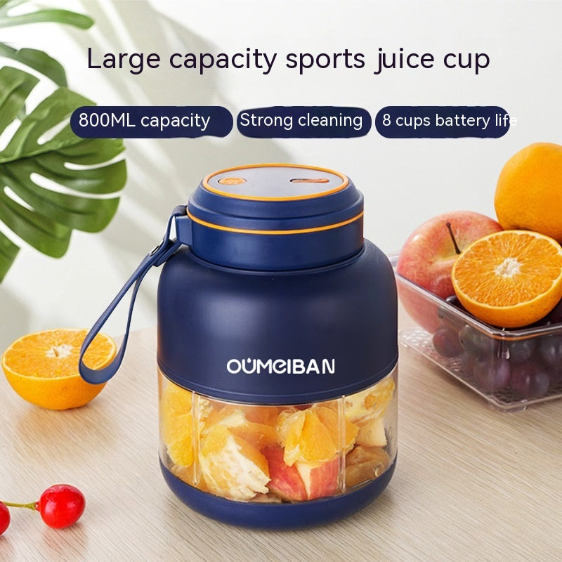 Portable Wireless Electric Juicer Cup 800ml 180W USB