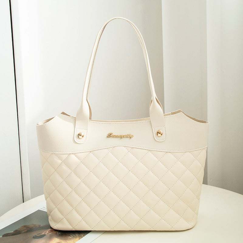 Rhombus Quilted PU Leather Crossbody Bag – Women’s Shoulder Bag | 6 Colors