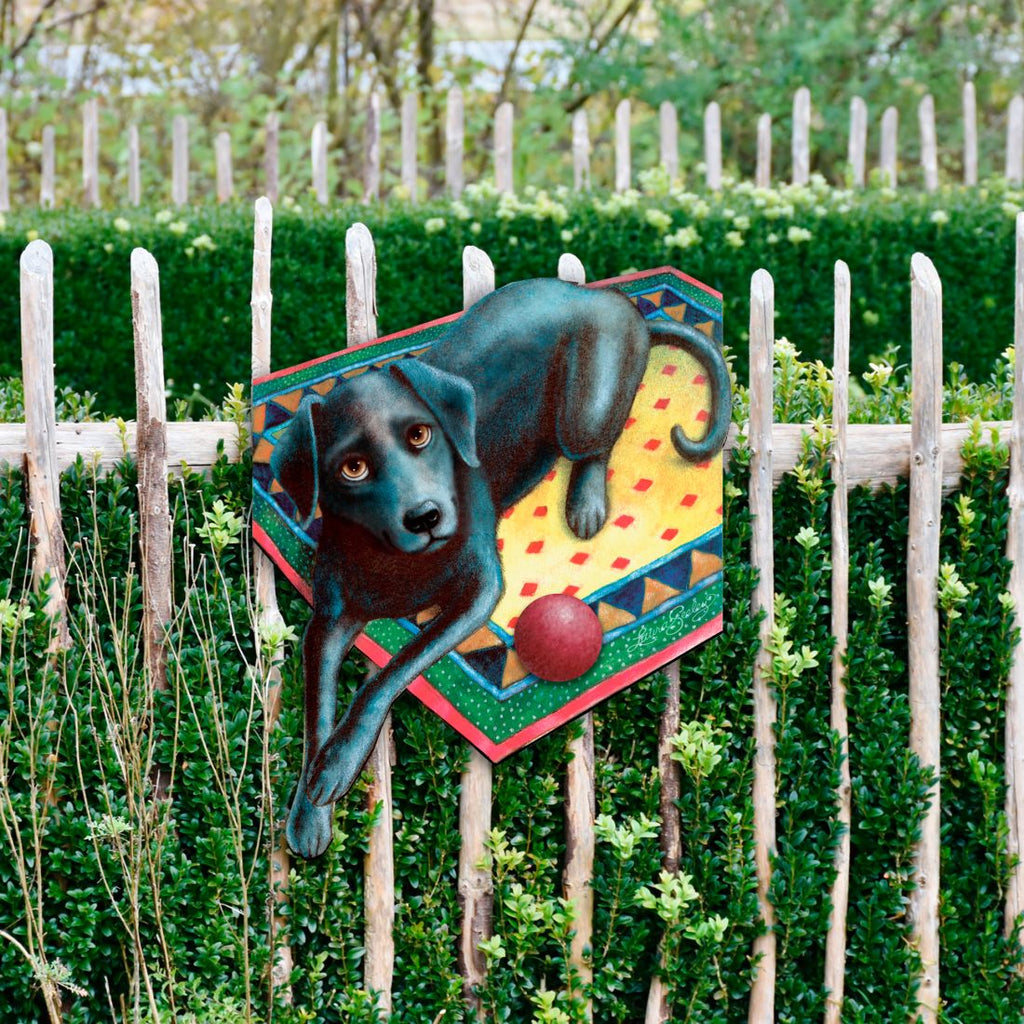 Ready When You Are Holiday Door Decor by Laura Seeley - Pets Dog and Cats Decor - 8511017H