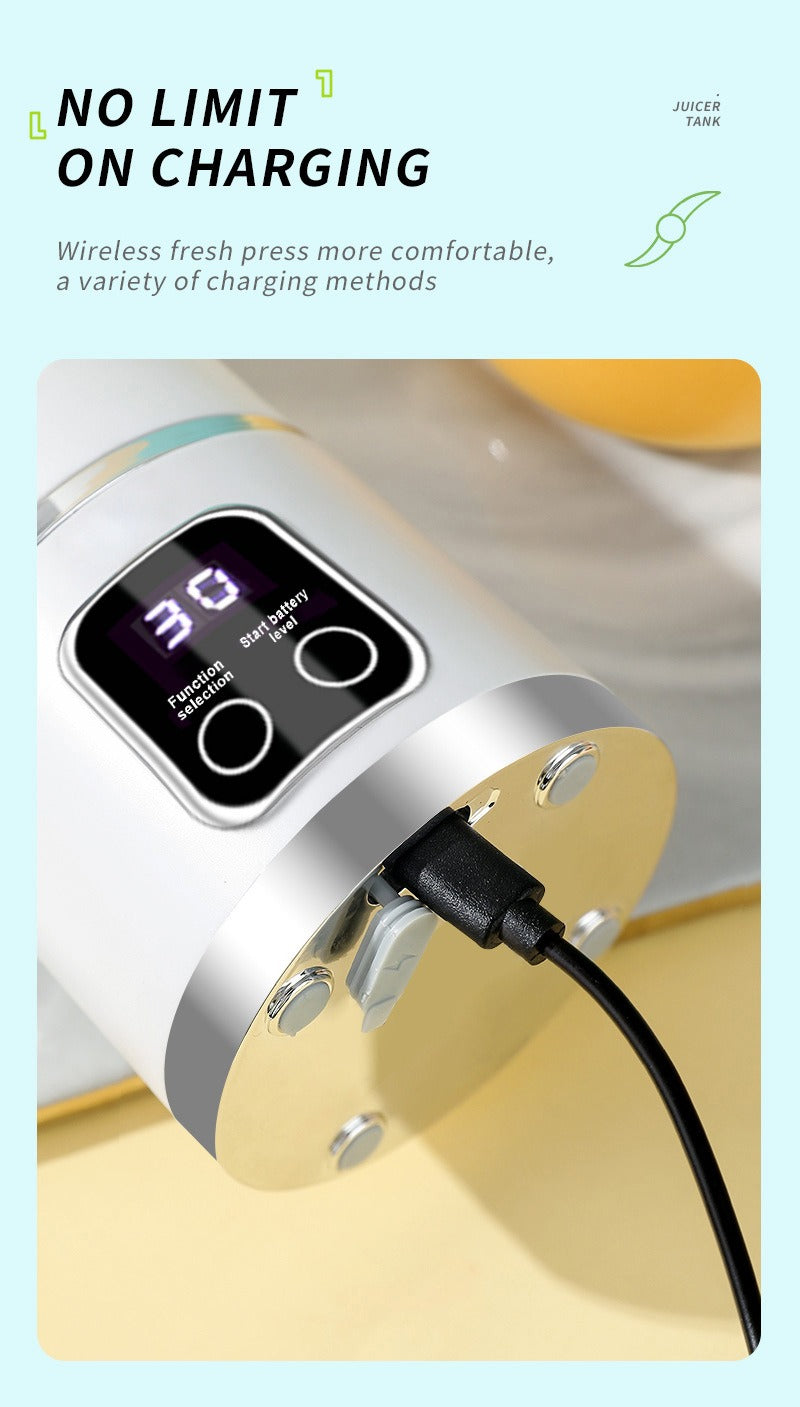 Portable Mini Multifunctional Juicer Cup USB Rechargeable