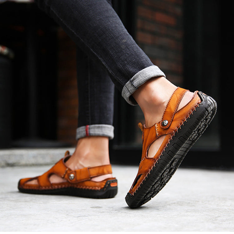 Men's Closed-Toe Leisure Sandals