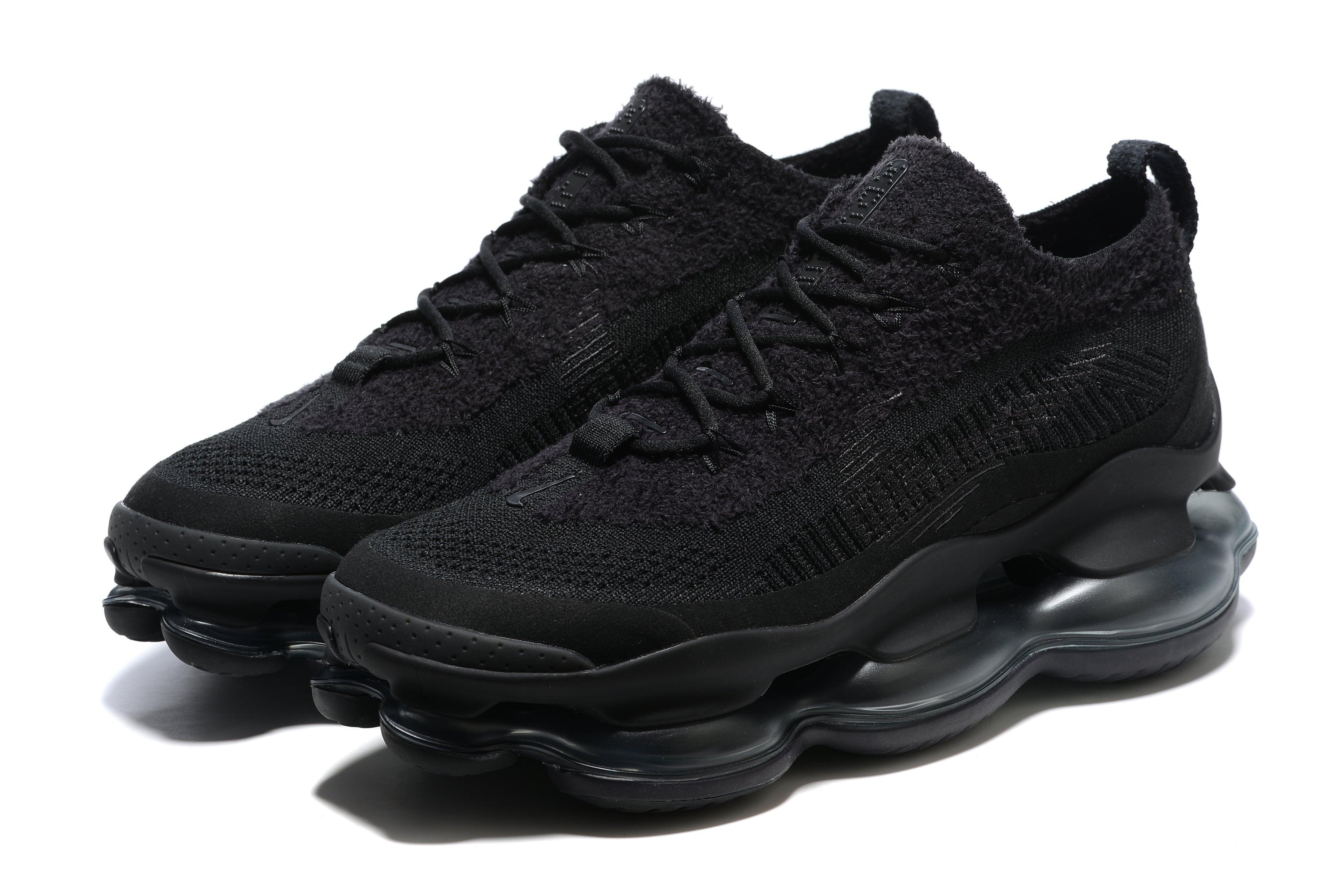 Nike Air Max Scorpion Triple Black - Women's Futuristic Sneakers