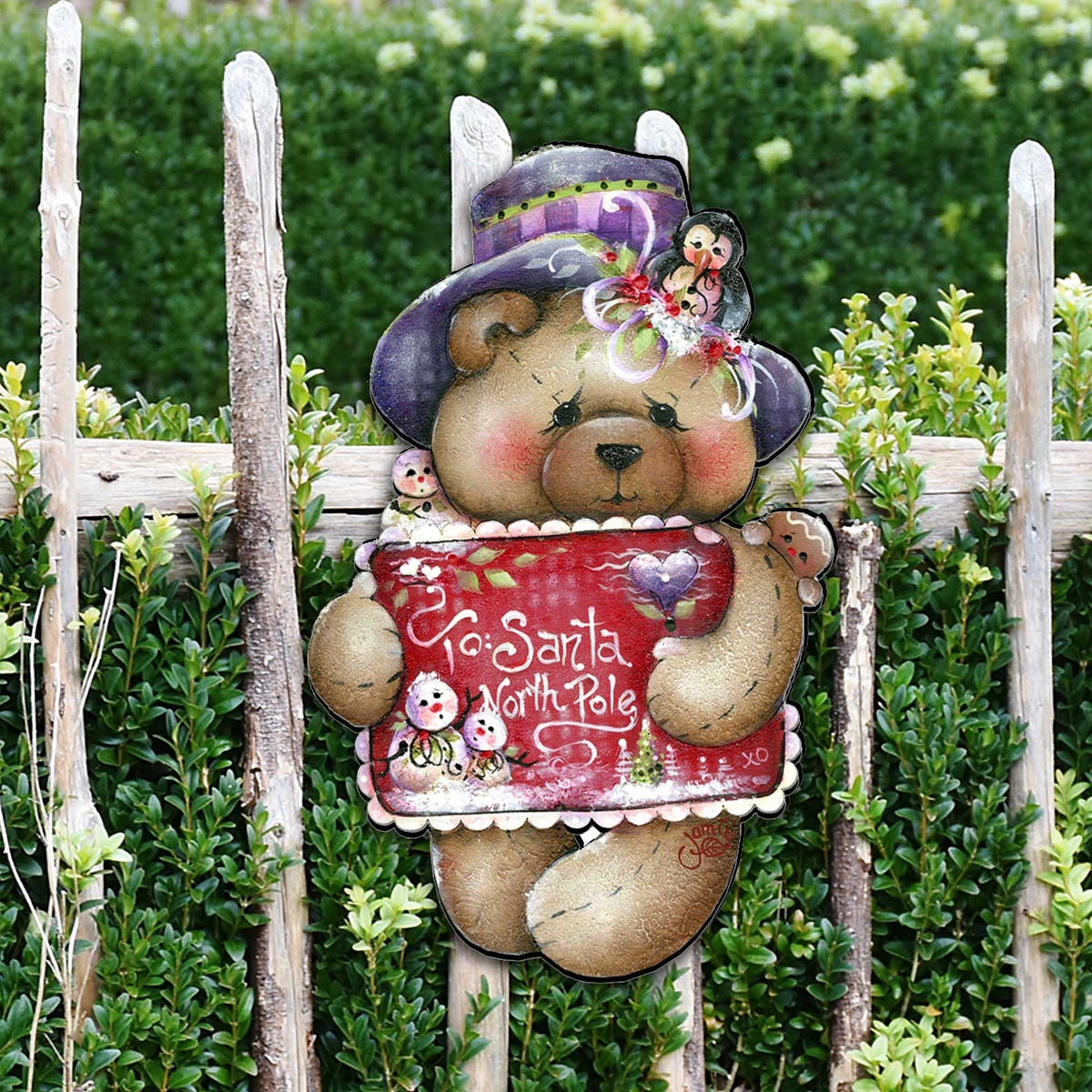 To Santa with Love Door Decor by Jamie Mills-Price - Christmas Decor - 8457510H