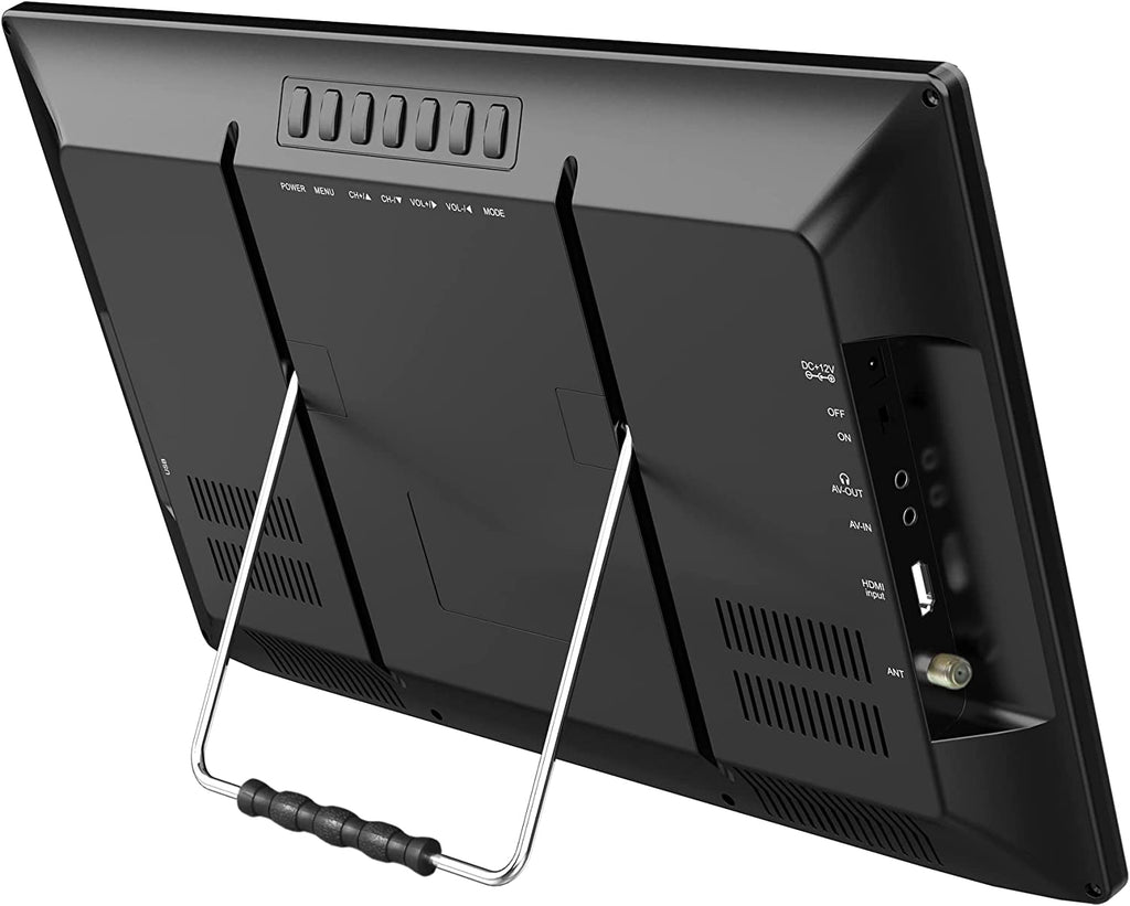 Naxa Portable 16" Television & Digital Multimedia Player with Built-in Rechargeable Lithium Battery & DC Car Cord