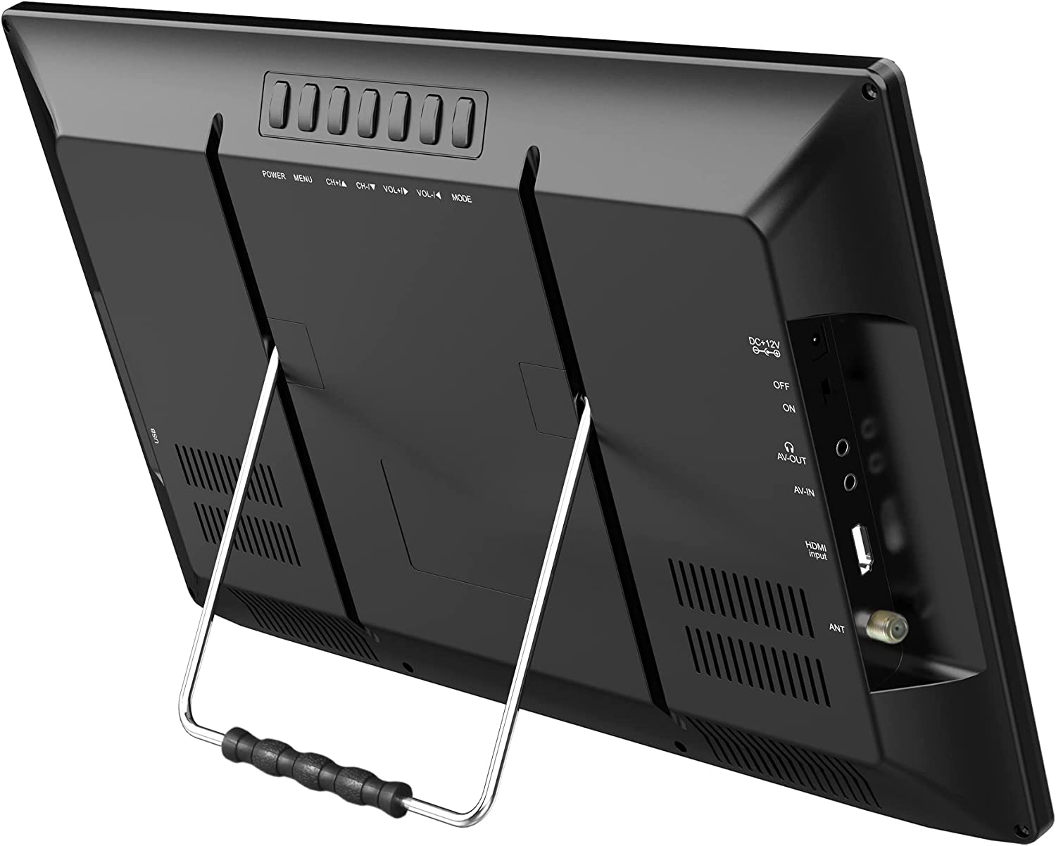 Naxa Portable 16" Television & Digital Multimedia Player with Built-in Rechargeable Lithium Battery & DC Car Cord