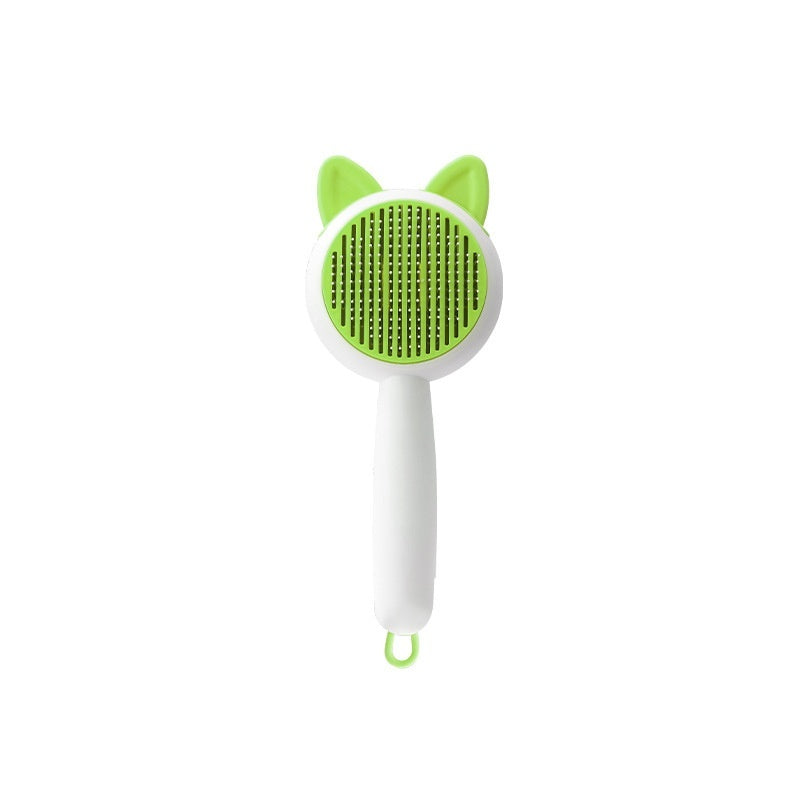 Self-Cleaning Cat Comb & Hair Removal Massage Brush