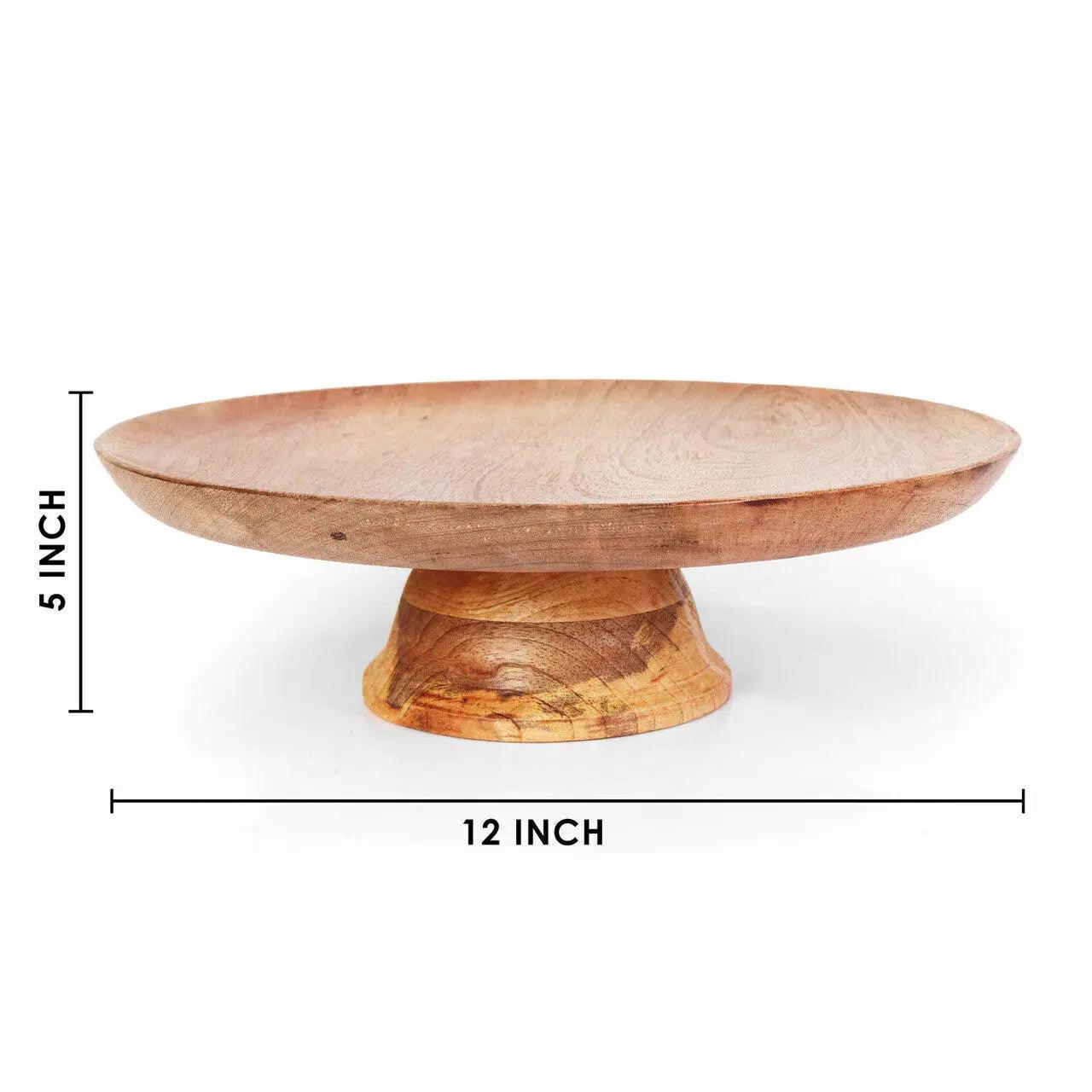 Cambria Wood Dessert Stand