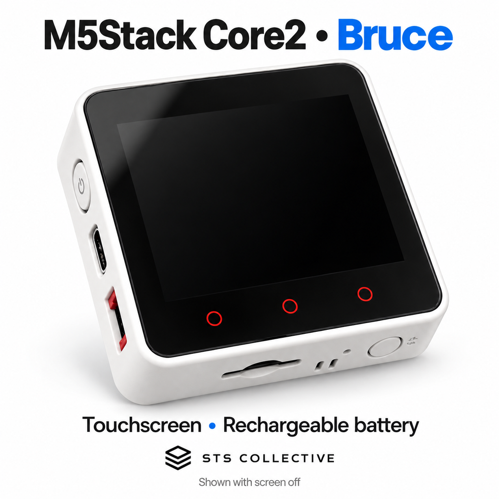 M5Stack Core2 Bruce Wireless Research Tool | Touchscreen & Preinstalled Firmware