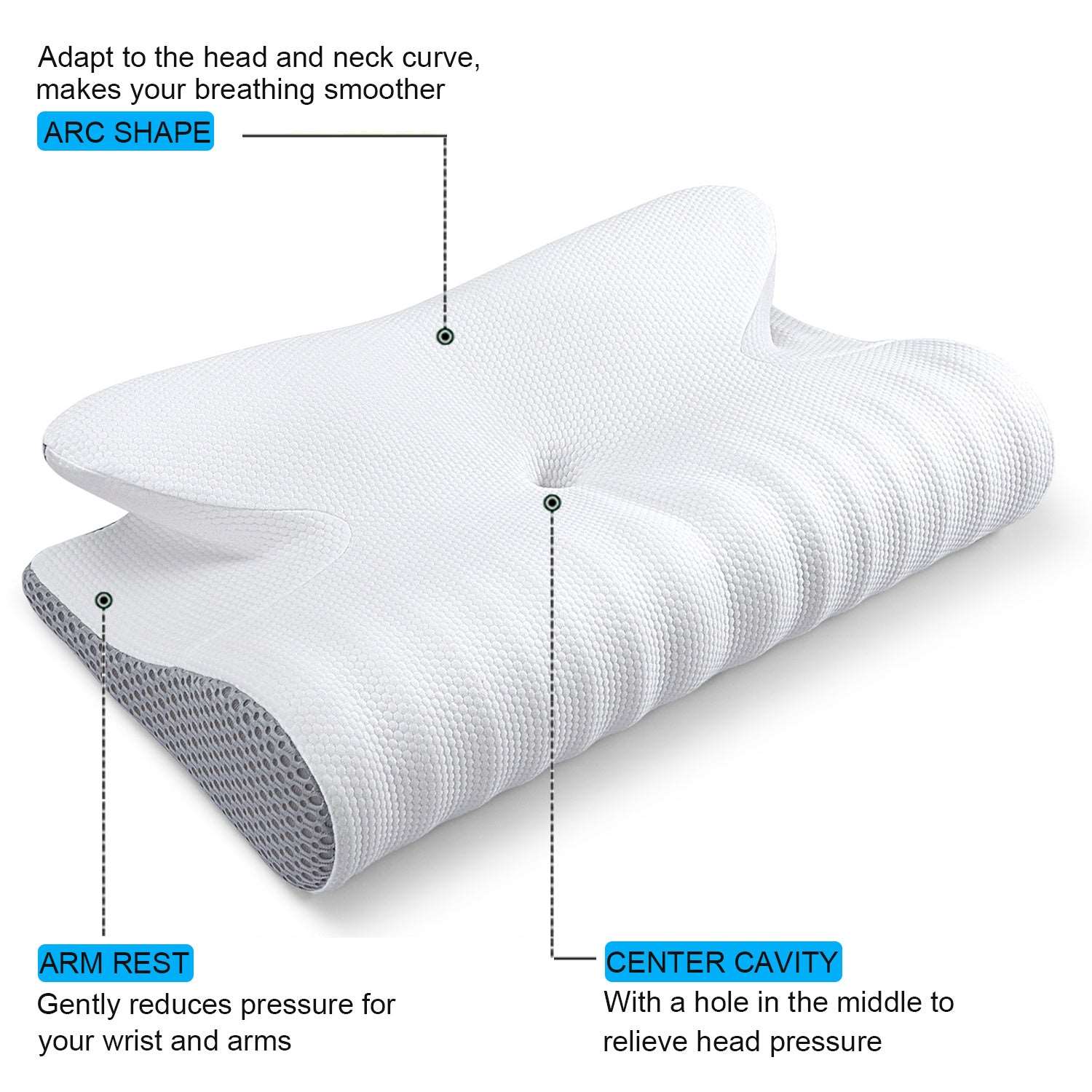Contour Memory Foam Cervical Pillow | Ergonomic Orthopedic Design