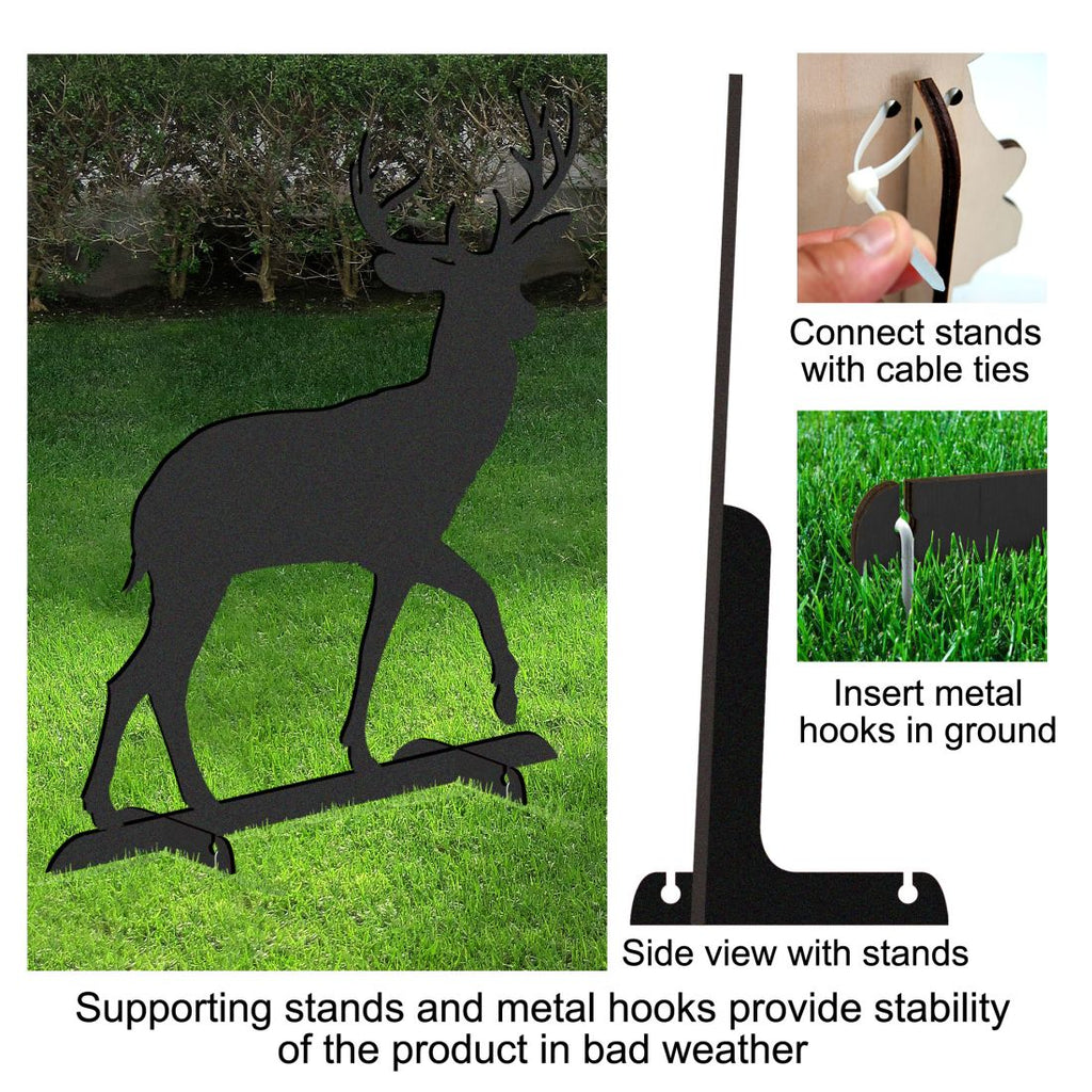 Woodsy Deer Wildlife Outdoor Decor by G. DeBrekht - Wildlife Holiday Decor - 8198211-2F