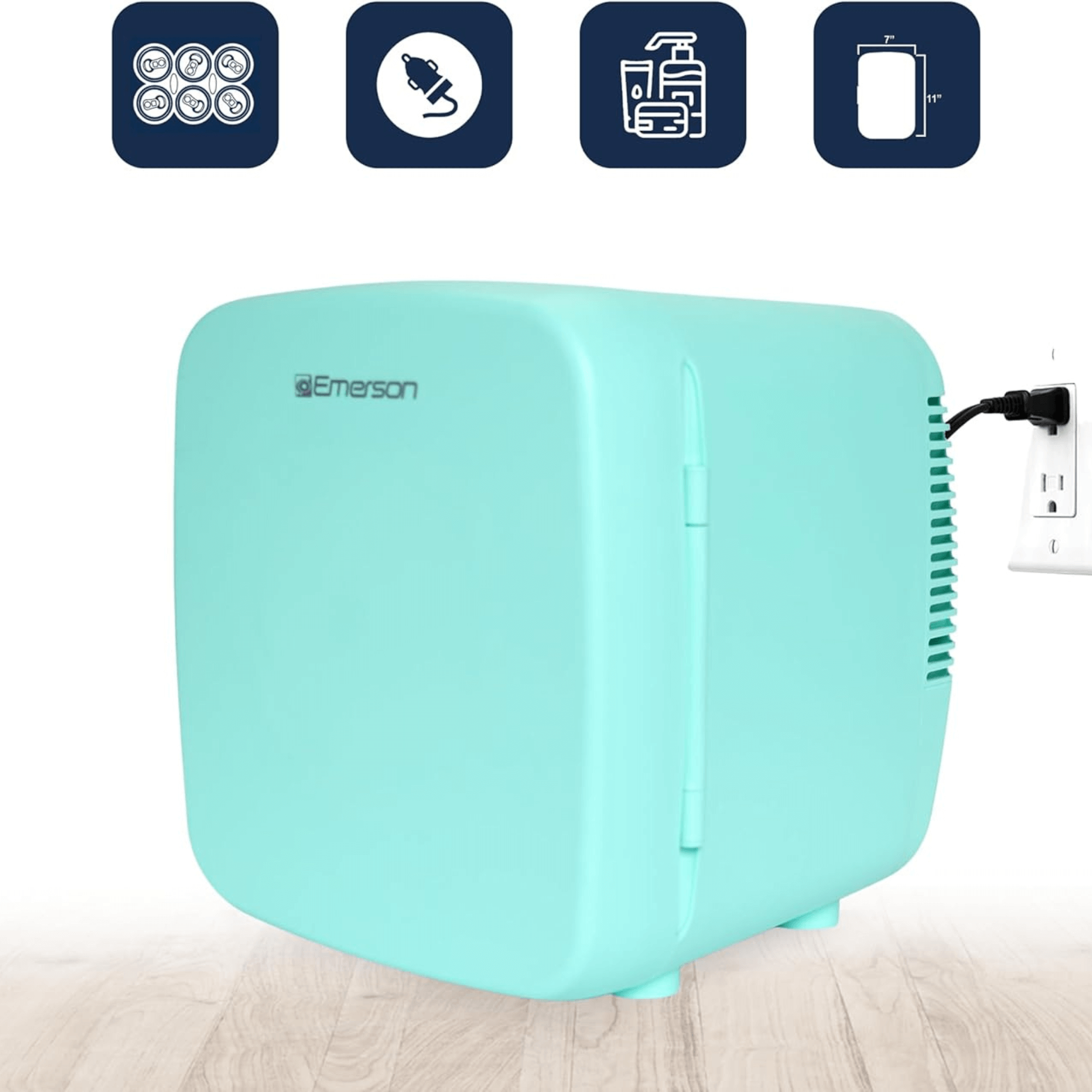 Emerson Portable 9L XL Mini Fridge Cooler