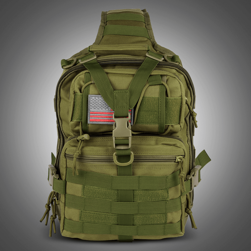 XGear Tactical 14L Range Sling Bag Backpack with Adjustable Strap