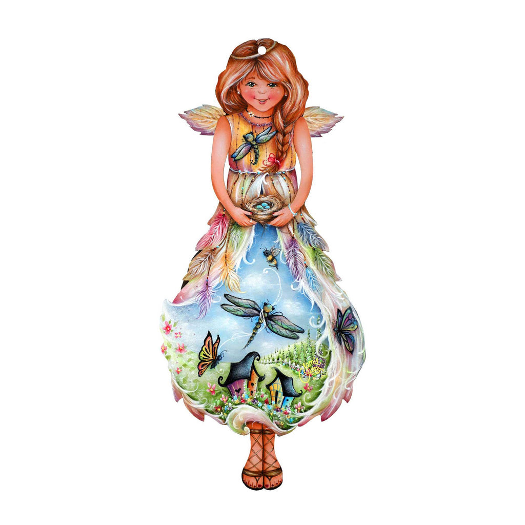 Blessing Angel Wildlife Door Decor - J. Mills-Price - Wildlife Holiday Decor - 8457902H