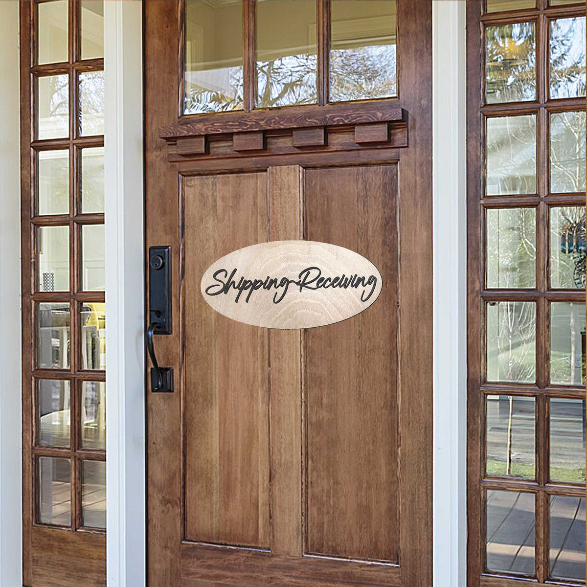 Shipping sign, Shipping and receiving, Business sign, Made in the USA sign, Made from wood Sign, Lightweight sign- 320336