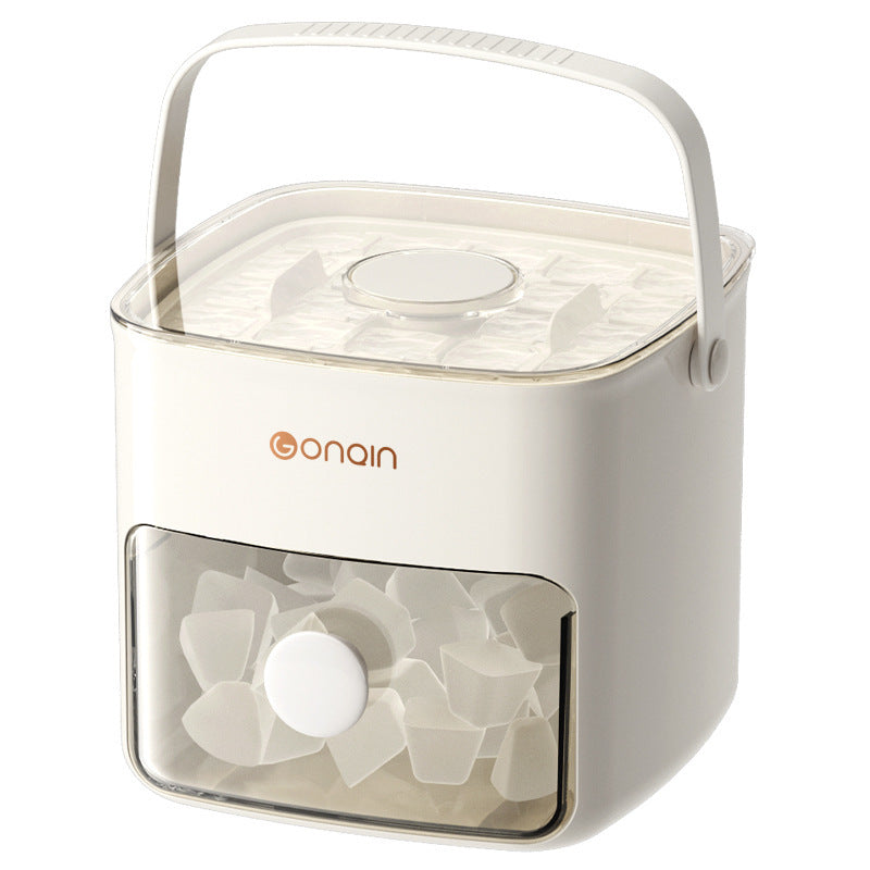 48-Grid Ice Cube Maker Tray – Food-Grade Double-Layer with Easy-Press Lid
