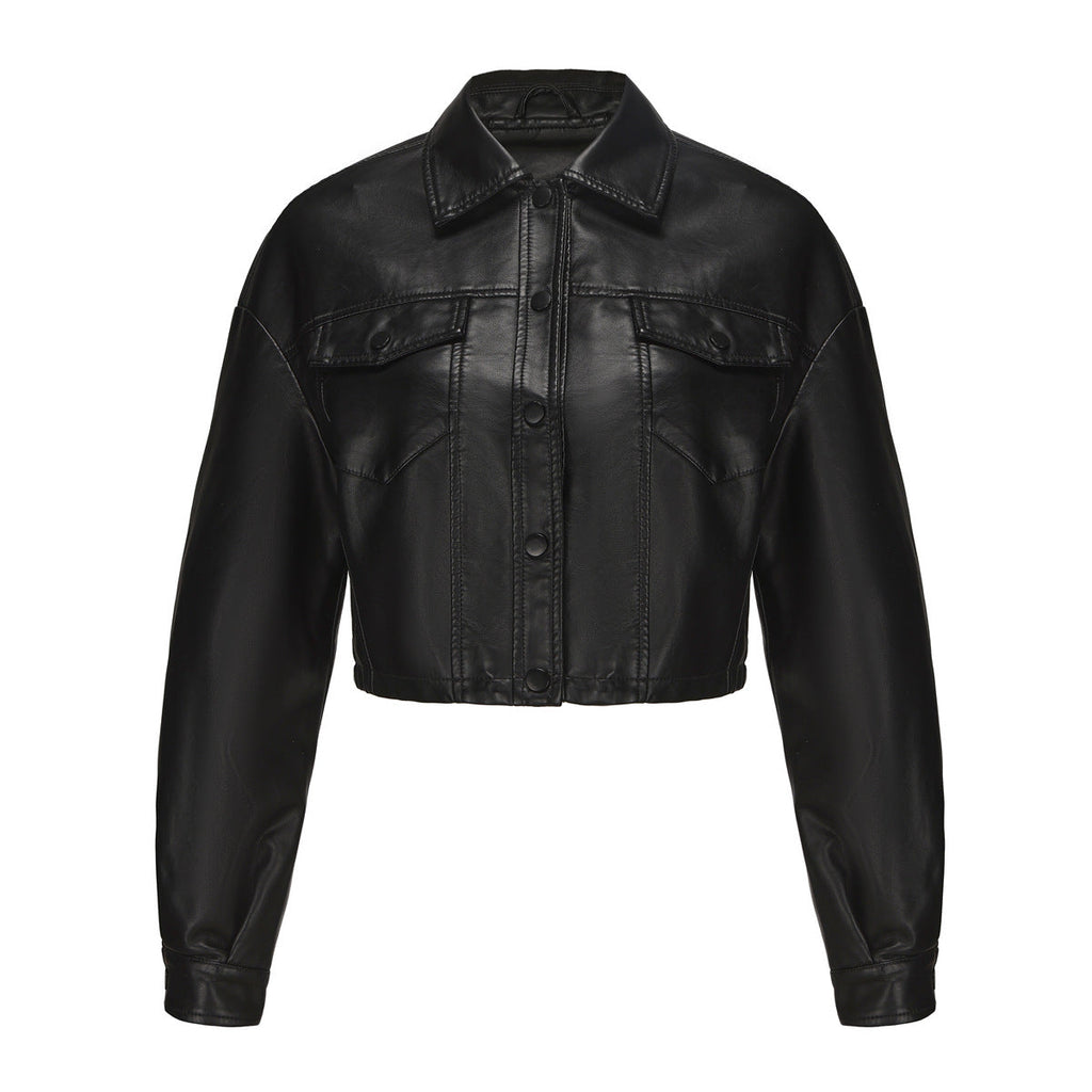 Women's Long-sleeved Single-breasted Short Jacket European And American