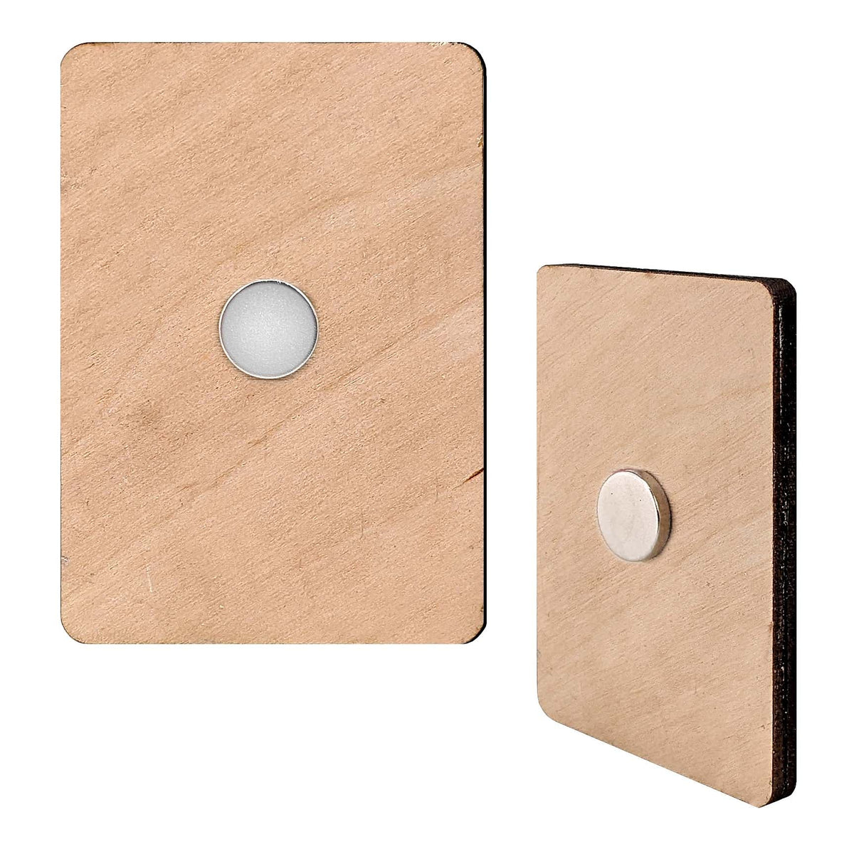 Giggles and Gifts Decorative Eco Wood Magnets Set of 6 by Jamie Mills-Price - Christmas Décor - 8090048G-S6-MP