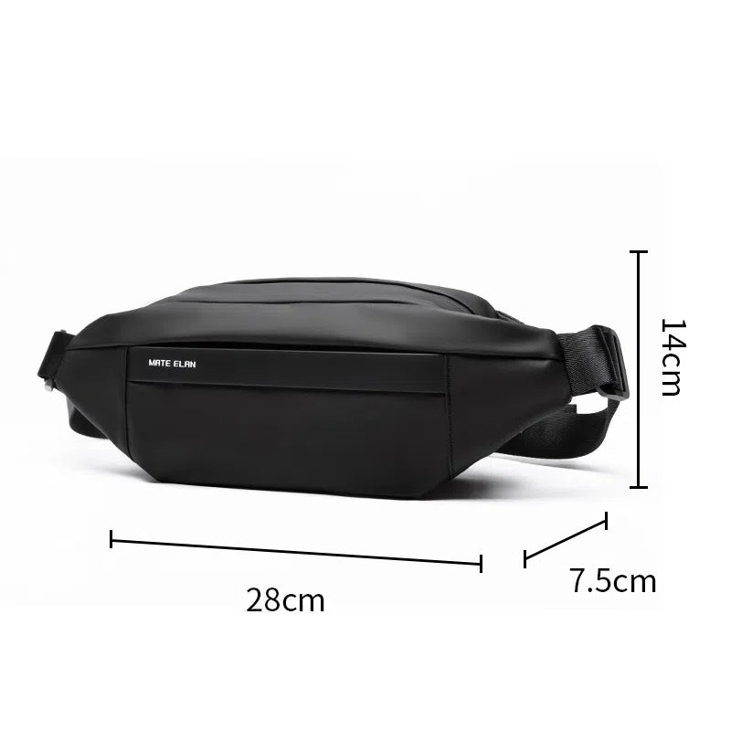 Chest bag men's small shoulder bag multifunctional trendy crossbody bag commuter mailman shoulder bag waist bag backpack
