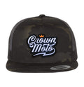 Crown Moto 'Script' Patch Black Ops Trucker Hat
