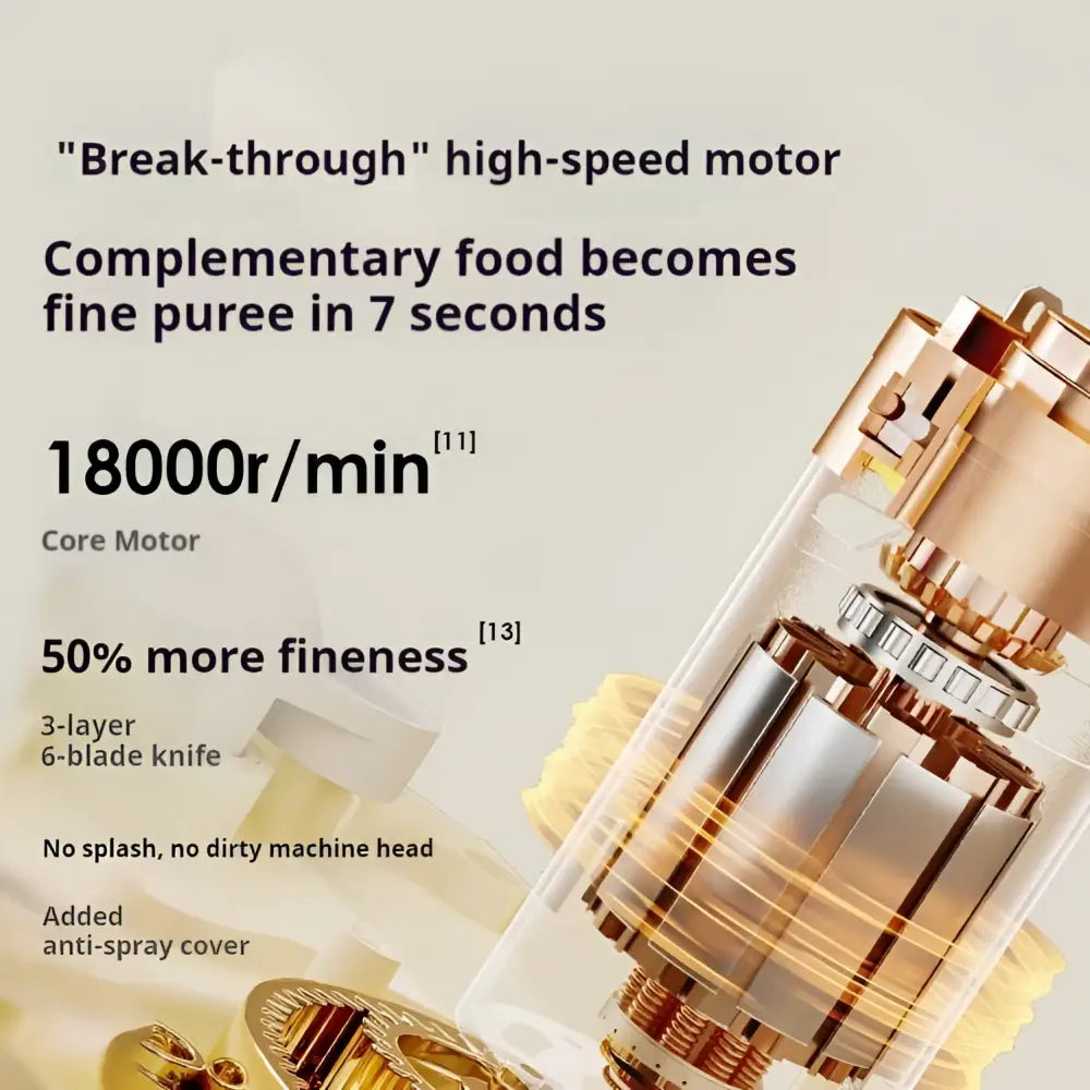 Cream Multifunctional Baby Cooking Machine