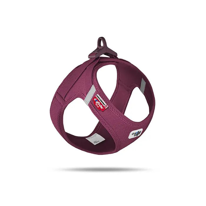 Curli Vest Harness Clasp Air-Mesh Dog Harness Ruby Red X-Small