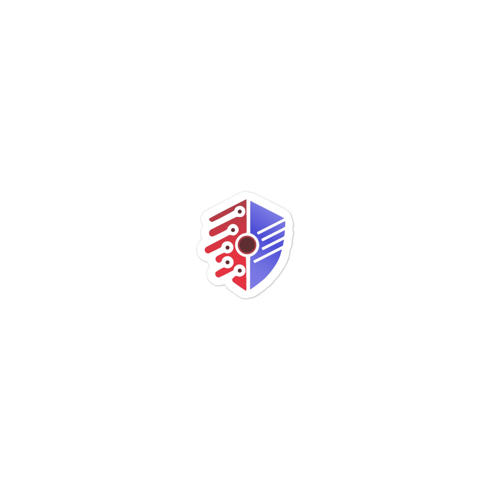 Cyber Shield Identity Bubble-Free Sticker