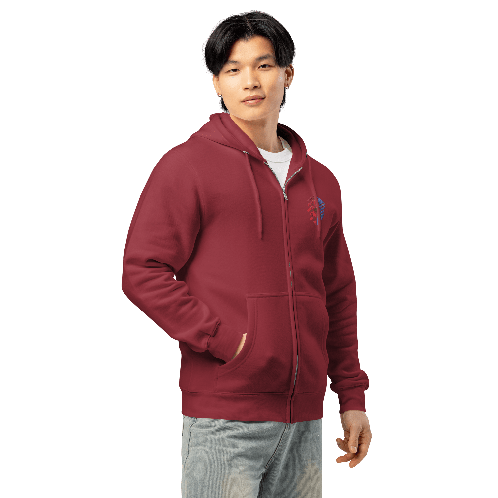 Cyber Shield Identity Premium Zip Hoodie – Cotton Blend