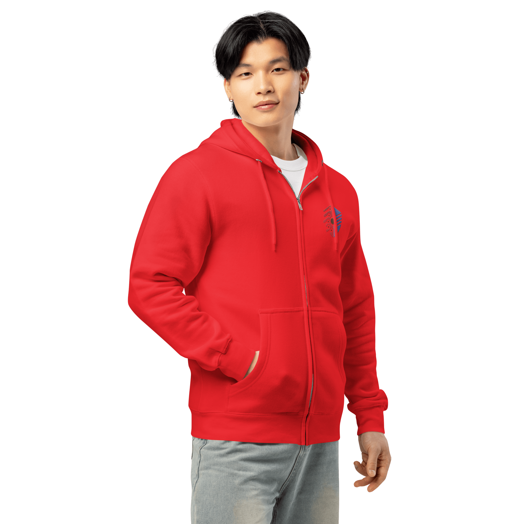 Cyber Shield Identity Premium Zip Hoodie – Cotton Blend