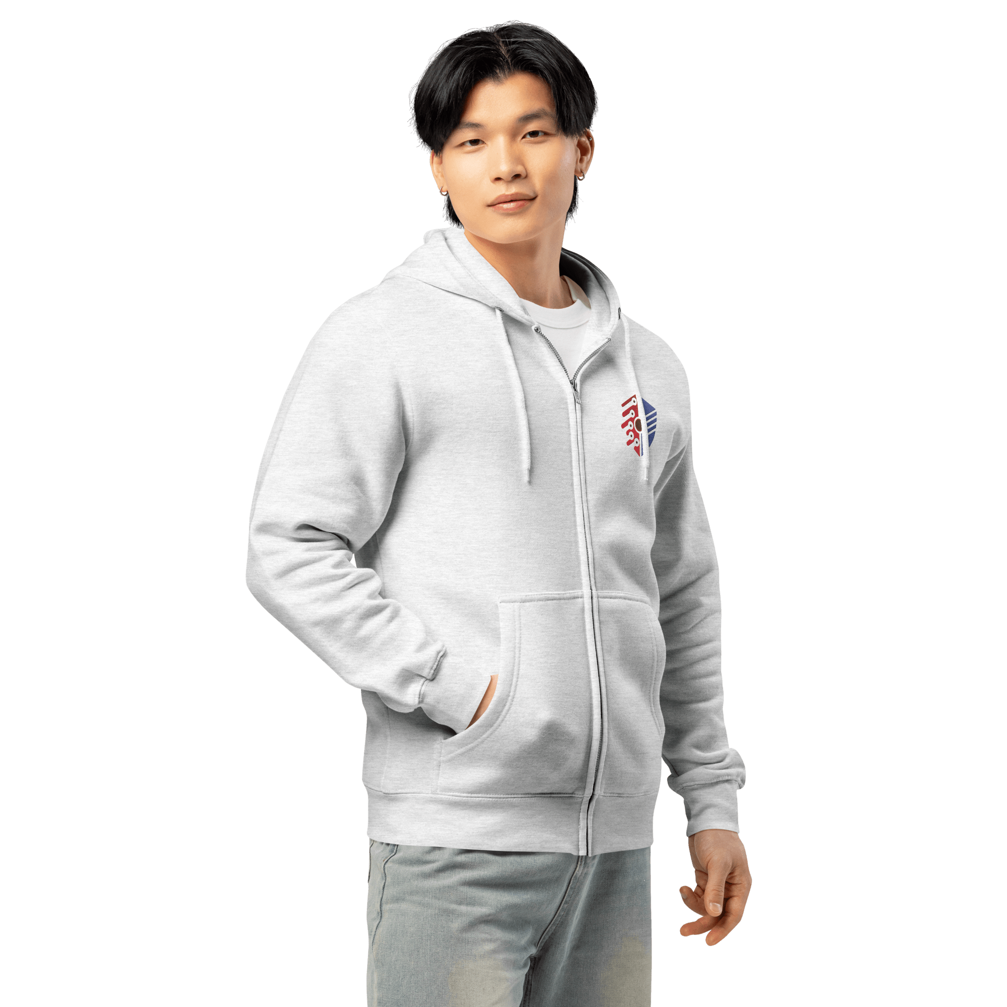 Cyber Shield Identity Premium Zip Hoodie – Cotton Blend