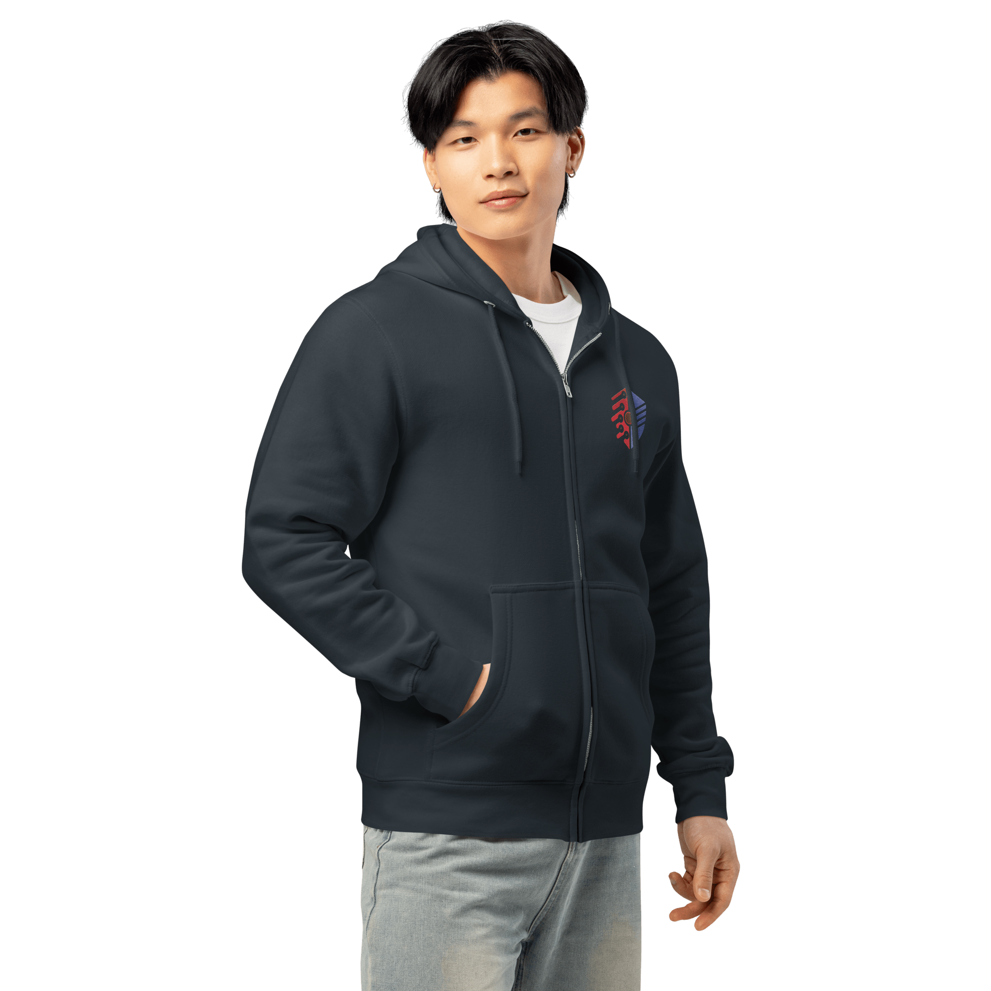 Cyber Shield Identity Premium Zip Hoodie – Cotton Blend