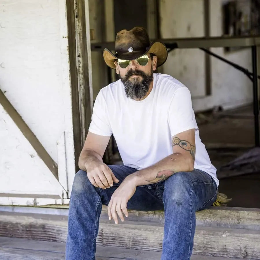 Head'n Home Cyclone (Buffalo) - Leather Cowboy Hat