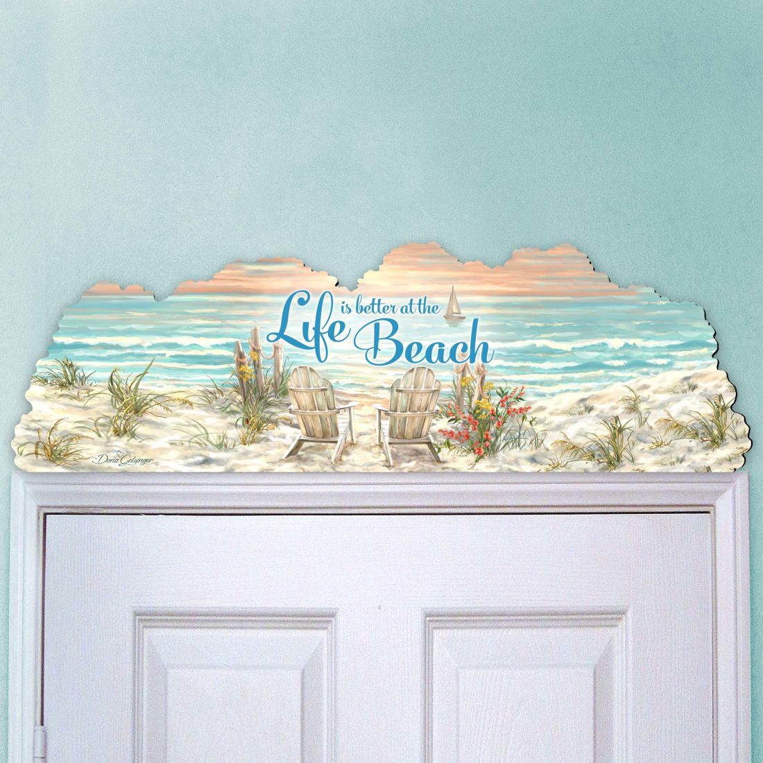 Life is Better Coastal Outdoor Decor by D. Gelsinger - Coastal Sea-Life Decor - 8461034F-1912