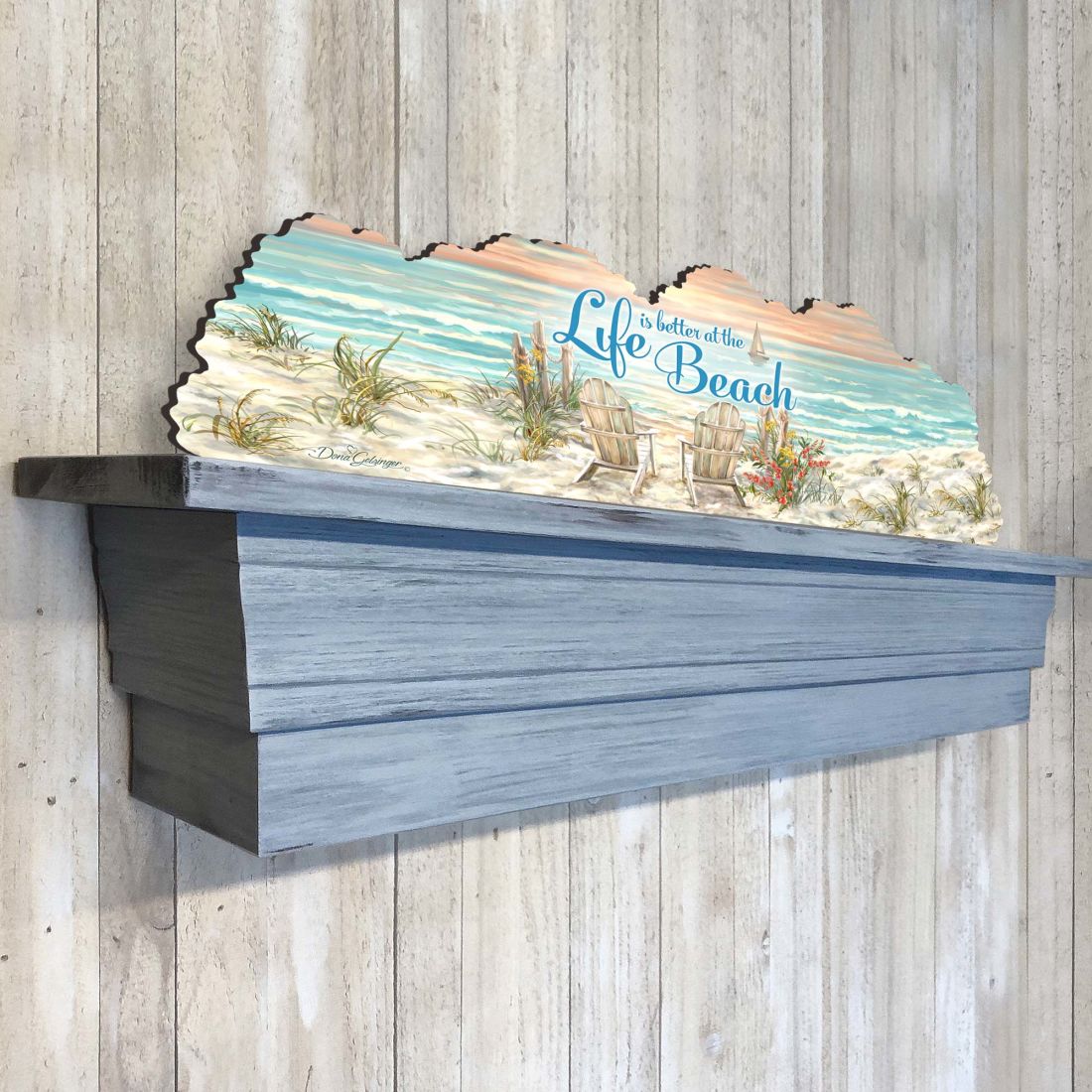 Life is Better Coastal Outdoor Decor by D. Gelsinger - Coastal Sea-Life Decor - 8461034F-1912