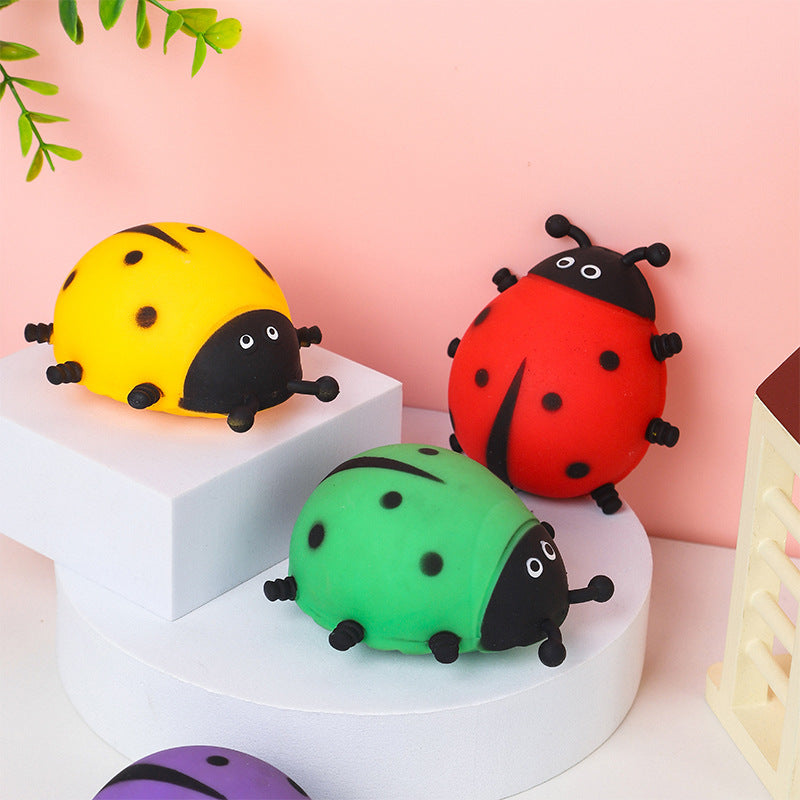 Cute Ladybug Simulation Squishy Squeeze Toy