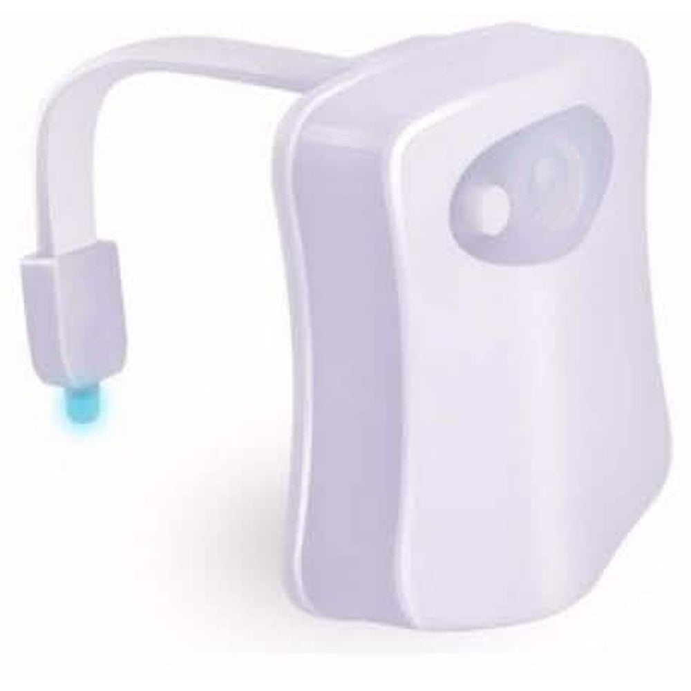8-Color LED Sensor Motion-Activated Bathroom Toilet Light