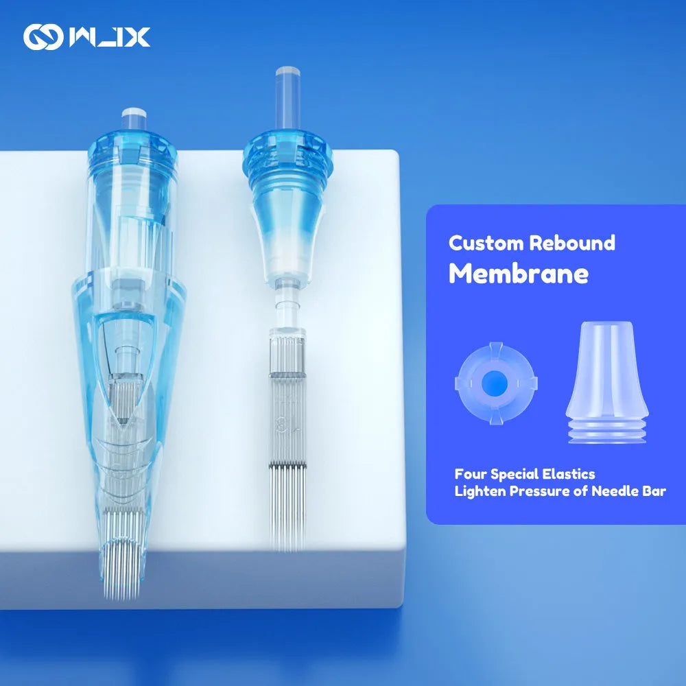 WJX Professional Tattoo Cartridges Needles - 0.35MM/0.30MM/0.25MM Round Liner | Box of 20